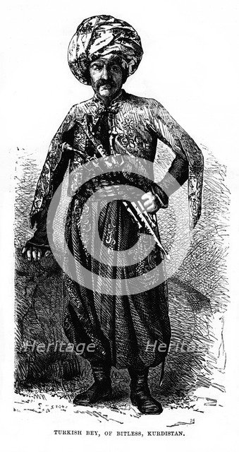 'Turkish Bey, of Bitless, Kurdistan', 19th century. Artist: Unknown