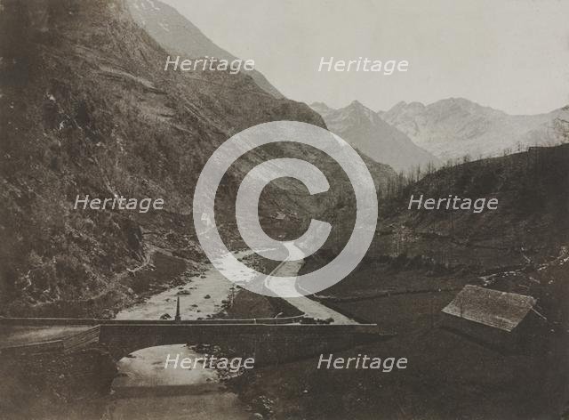 View Along the Route to Luz, Portugal, 1852-1853. Creator: John Stewart (British, 1800-1887); Blanquart-Évrard.