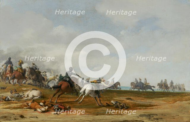 Cavalry Engagement. Creator: Pieter Jansz Post.