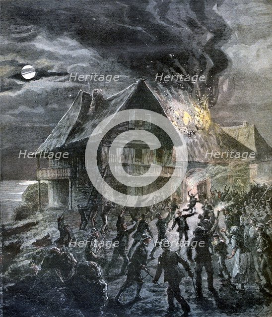 The Revolt on the Island of Sercq, 1892. Artist: Henri Meyer