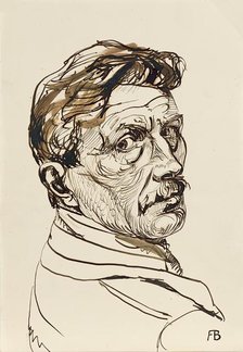 Self-portrait, 1927. Creator: Franz Barwig the Elder.
