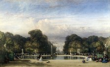 'The Tuileries Gardens', 1858. Artist: William Wyld