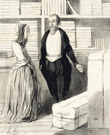 Nos comptes sont faciles a établir.., 1844. Creator: Honore Daumier.
