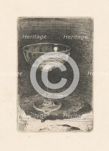 The Wine-Glass, 1859. Creator: James Abbott McNeill Whistler.