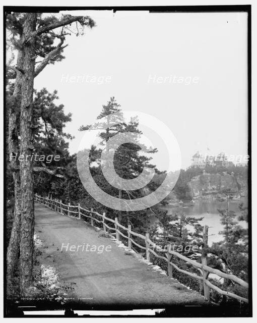 Sky top and Lake Mohonk, c1902. Creator: Unknown.