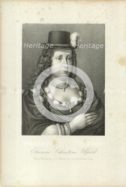 Leonora Christina, Countess Ulfeldt (1621-1698), 1867. Creator: Baerentzen, Emilius Ditlev (1799-1868).