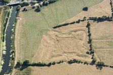 The Bulwark, a Civil War fieldwork and World War II gun emplacement, Cambridgeshire, 2018. Creator: Historic England.
