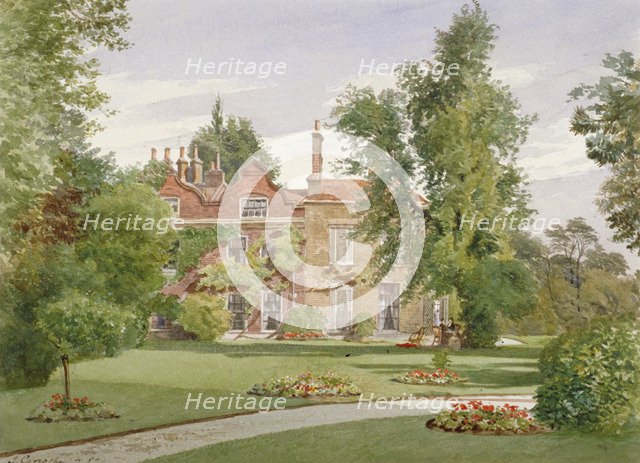 Side view of Raleigh House, Brixton Hill, Lambeth, London, 1887. Artist: John Crowther