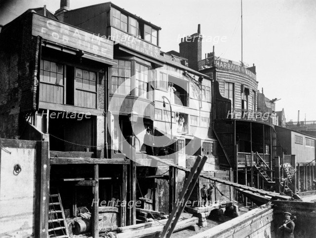 Broadway Wharf, Limehouse, Tower Hamlets, London. Artist: Unknown