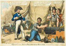 Equity, or a Sailor's Prayer before Battle, 1805. Creator: Charles Williams.