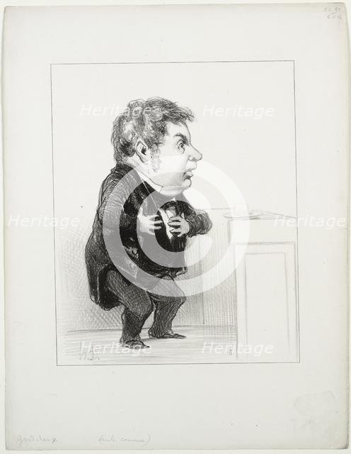 Michel Goudchaux, 1849. Creator: Honoré Daumier (French, 1808-1879).