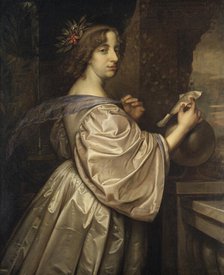 Queen Christina of Sweden (1626 - 1689), 1650. Creator: David Beck.