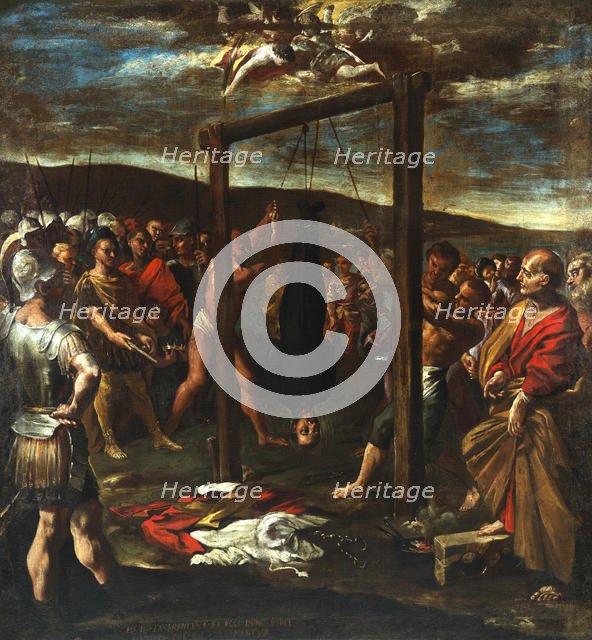 The Martyrdom of Saint Joseph the Presbyter, ca 1640-1645. Creator: Lanfranco, Giovanni (1582-1647).