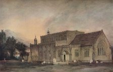 'East Bergholt Church from the South-East', 1811. Artist: John Constable.