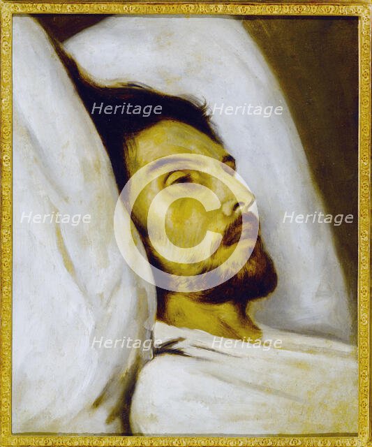 Portrait of a man on his deathbed, formerly known as Armand Carrel, c1840. Creator: Unknown.