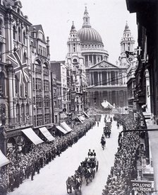 Re-opening of St Paul's Cathedral, London, 1930. Artist: Anon