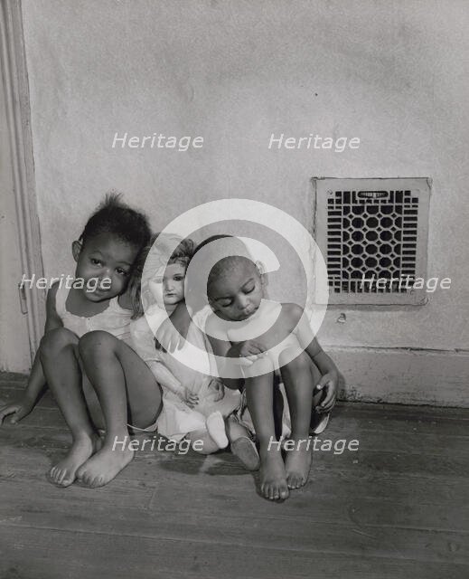 Grandchildren of Mrs. Ella Watson, a government charwoman, Washington, D.C., 1942. Creator: Gordon Parks.