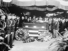Vice Pres't. Sherman lying in state, 1912. Creator: Bain News Service.