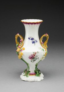 Vase, Vincennes, 1749/52. Creators: Vincennes Porcelain Manufactory, Jean-Claude Deplessis.