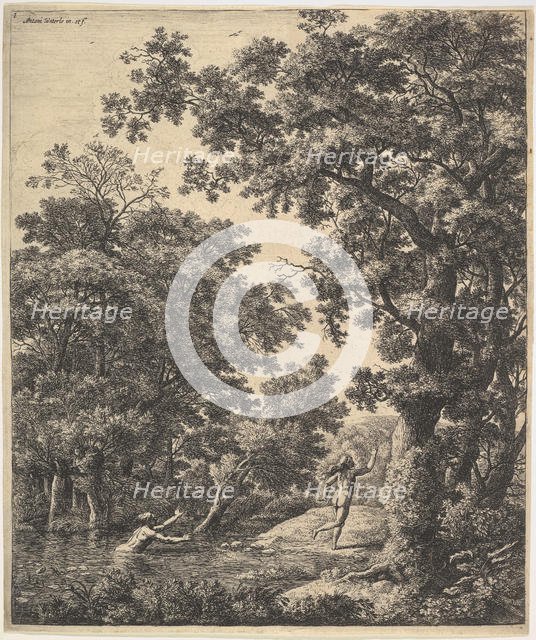 Alpheus and Arethusa. Creator: Anthonie Waterloo.