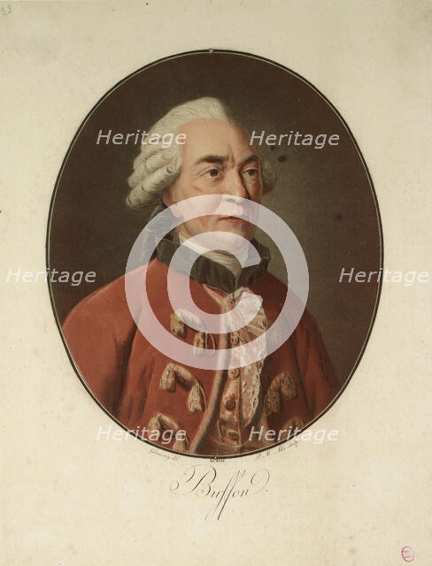 Portrait of the naturalist Georges-Louis Leclerc, Comte de Buffon (1707-1788), 1793. Creator: Alix, Pierre-Michel (1762-1817).