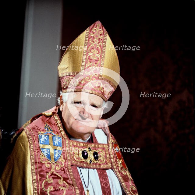 Michael Ramsey, Archbishop of Canterbury, c1960s.  Creator: Arthur Charles Kirby Ware.