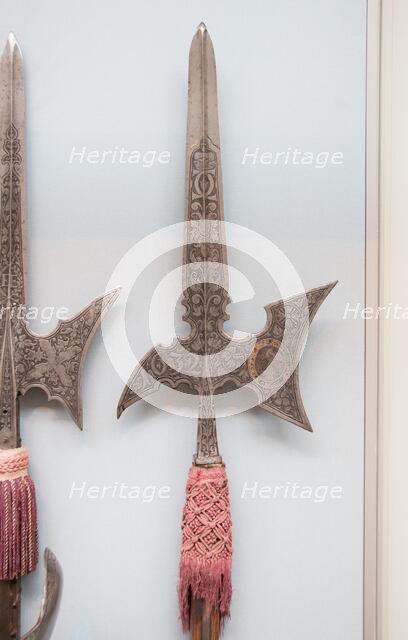 Halberd of Prince Karl Eusebius of Liechtenstein (1611-1684), German, dated 1632. Creator: Unknown.