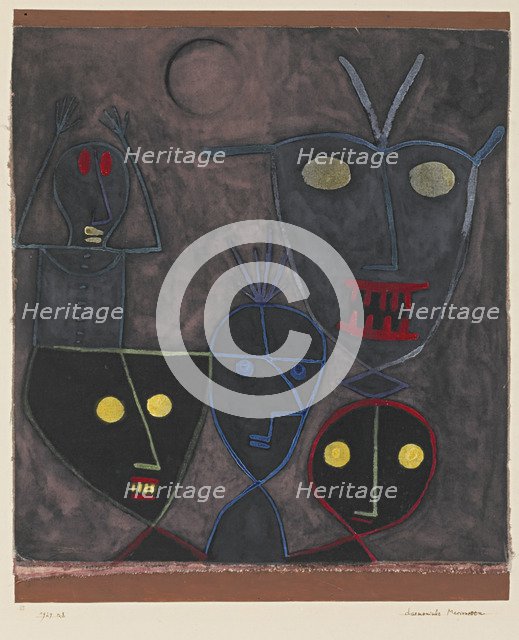 Demonic Puppets, 1929. Artist: Klee, Paul (1879-1940)