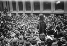 Mrs. Pankhurst in Wall St., 1911. Creator: Bain News Service.