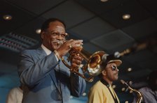 Clark Terry, Jazz Inn Party, Nordwijk, Netherlands, 1989. Creator: Brian Foskett.