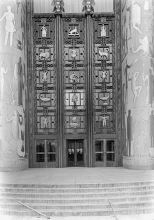 Brooklyn Public Library (Ingersoll Memorial), Prospect Park Plaza, Brooklyn, 1941. Creator: Gottscho-Schleisner, Inc.