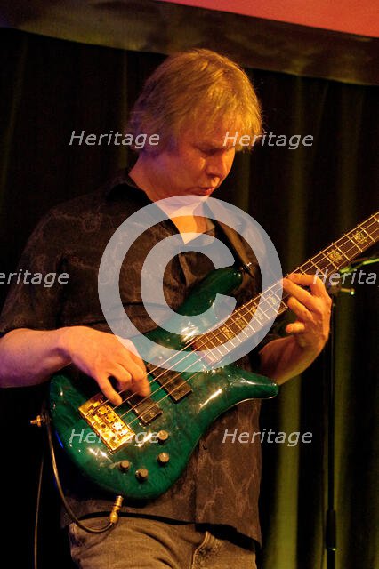 James Rosocha, BD Lenz Trio, Verdict Jazz Club, Brighton, East Sussex, June 2024. Creator: Brian O'Connor.