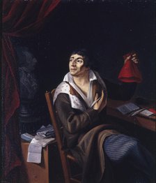 Portrait of Jean-Paul Marat (1743-1793), publicist and politician, c1793. Creator: Unknown.