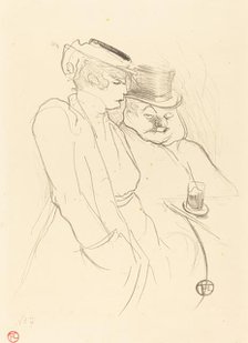 En quarante, 1893. Creator: Henri de Toulouse-Lautrec.