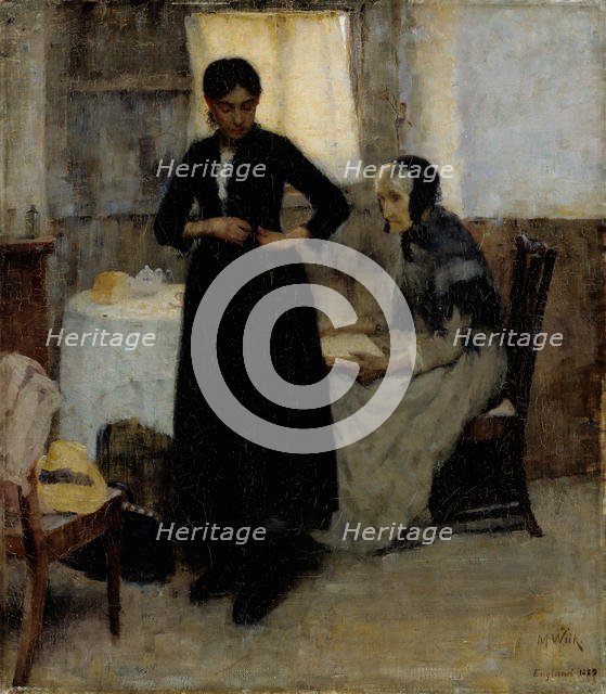 Out into the World , 1889. Creator: Wiik, Maria (1853-1928).