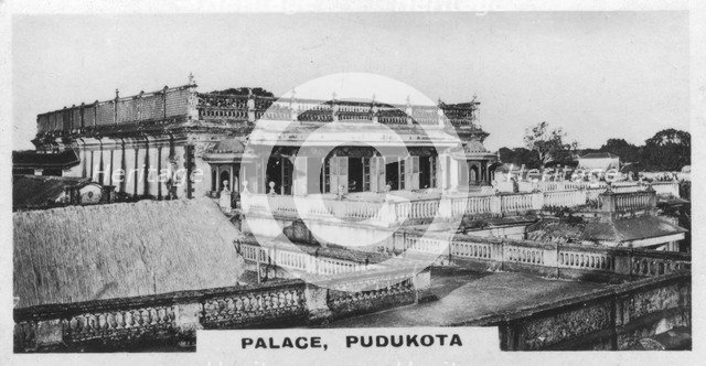 Palace, Pudukottai, Tamil Nadu, India, c1925. Artist: Unknown