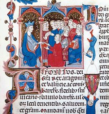 Alphonso II the Liberal (1285 - 1291) confirming the city of Barcelona and its merchants the priv…