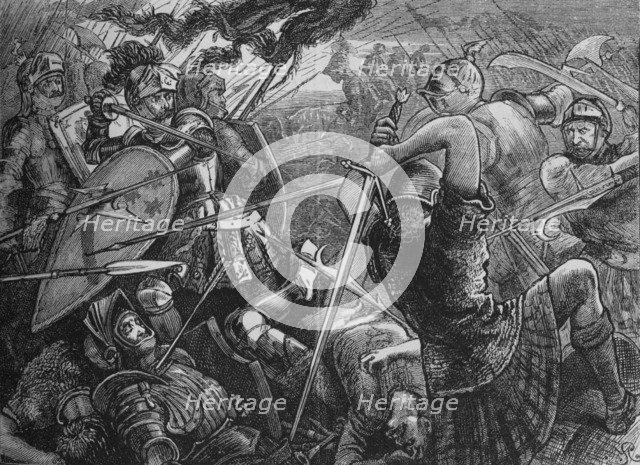 'The Battle of Flodden', 9 September 1513, (c1880).  Artist: Unknown.