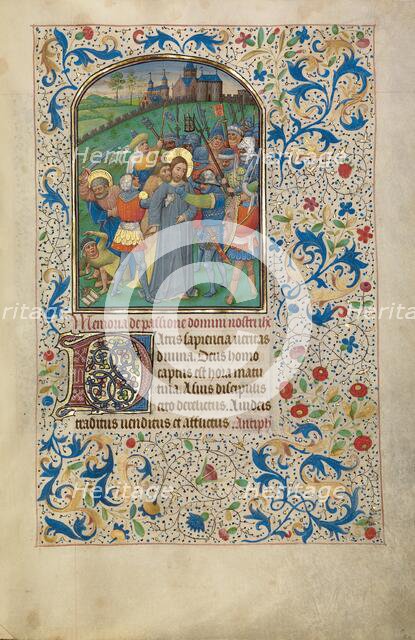 The Betrayal of Christ; Arenberg Hours, early 1460s. Creator: Willem Vrelant.