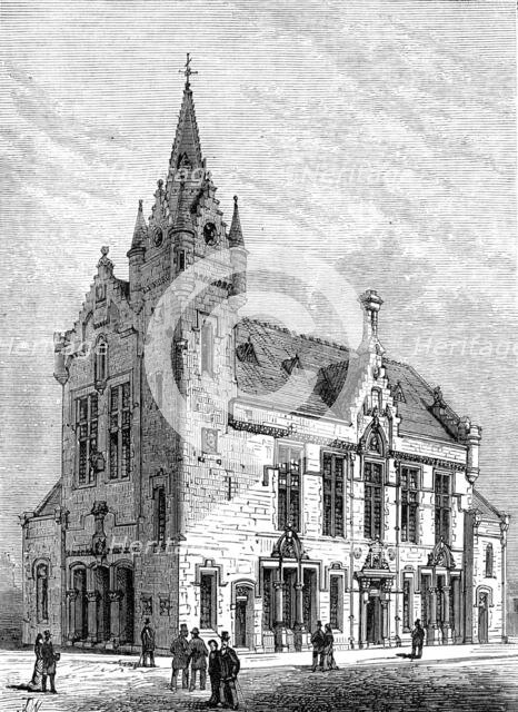 Crosshill and Govanhill Burgh Hall, near Glasgow, 1880. Creator: Unknown.