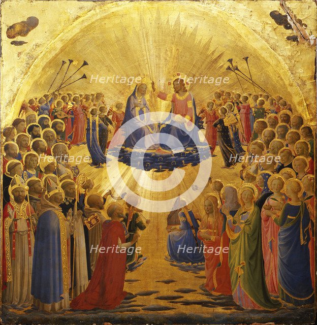 The Coronation of the Virgin, 1434-1435. Artist: Angelico, Fra Giovanni, da Fiesole (ca. 1400-1455)