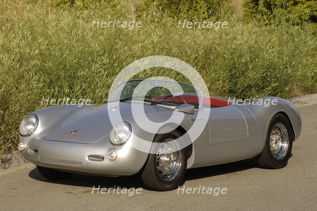 1956 Porsche Spyder - James Dean replica. Artist: Simon Clay.
