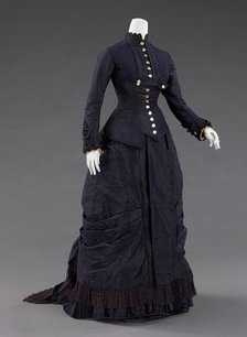 Dress, American, 1877. Creator: Mrs. F. M. Carroll.