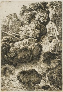 Waterfall (The Cascade), n.d. Creator: Ferdinand Kobell.