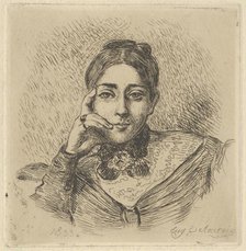 Portrait of Madame Frédéric Villot, 1833., 1833. Creator: Eugene Delacroix.