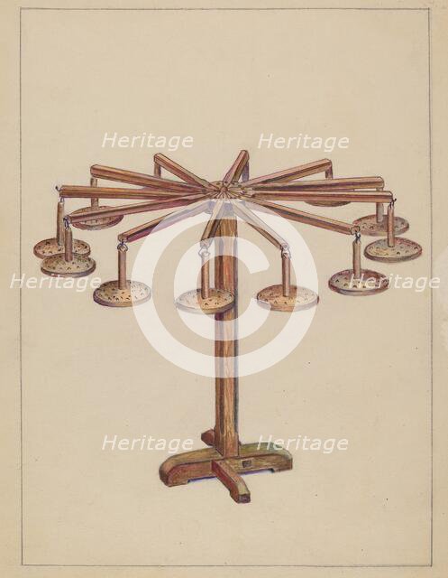 Candle Holder, c. 1937. Creator: Charlotte Winter.