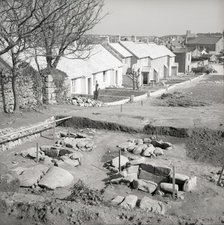 Bronze Age burial site, St Mary's, Scilly Isles, c1955.  Creator: Arthur Charles Kirby Ware.
