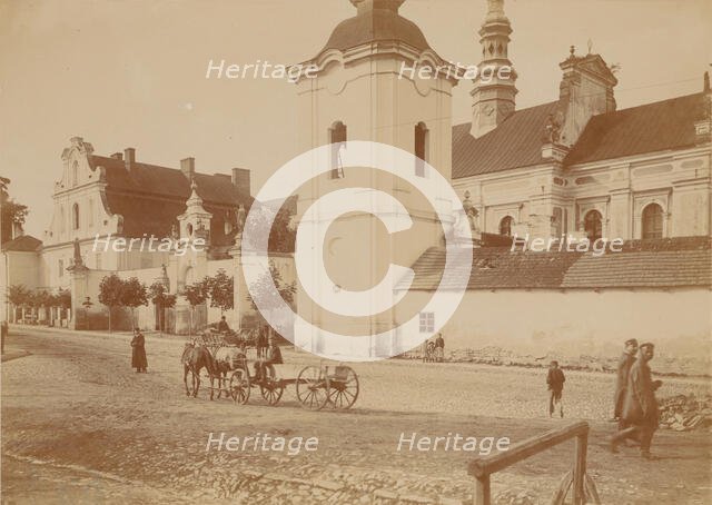 Church of Michael the Archangel with its surroundings..., Sandomierz, between 1900-05. Creator: Unknown.