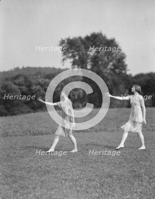 Hawley, Katherine, and Miss Watson, 1921 July 28. Creator: Arnold Genthe.