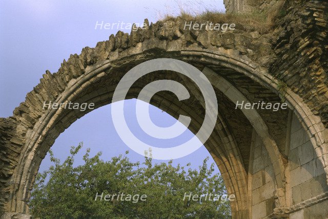 Kirkham Priory, North Yorkshire, 1999. Artist: J Richards